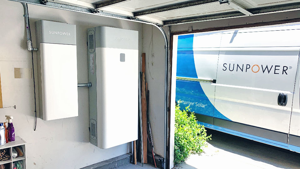 Home with SunPower solar and storage